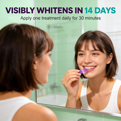 Purple Whitening Strips for Brighter Smiles