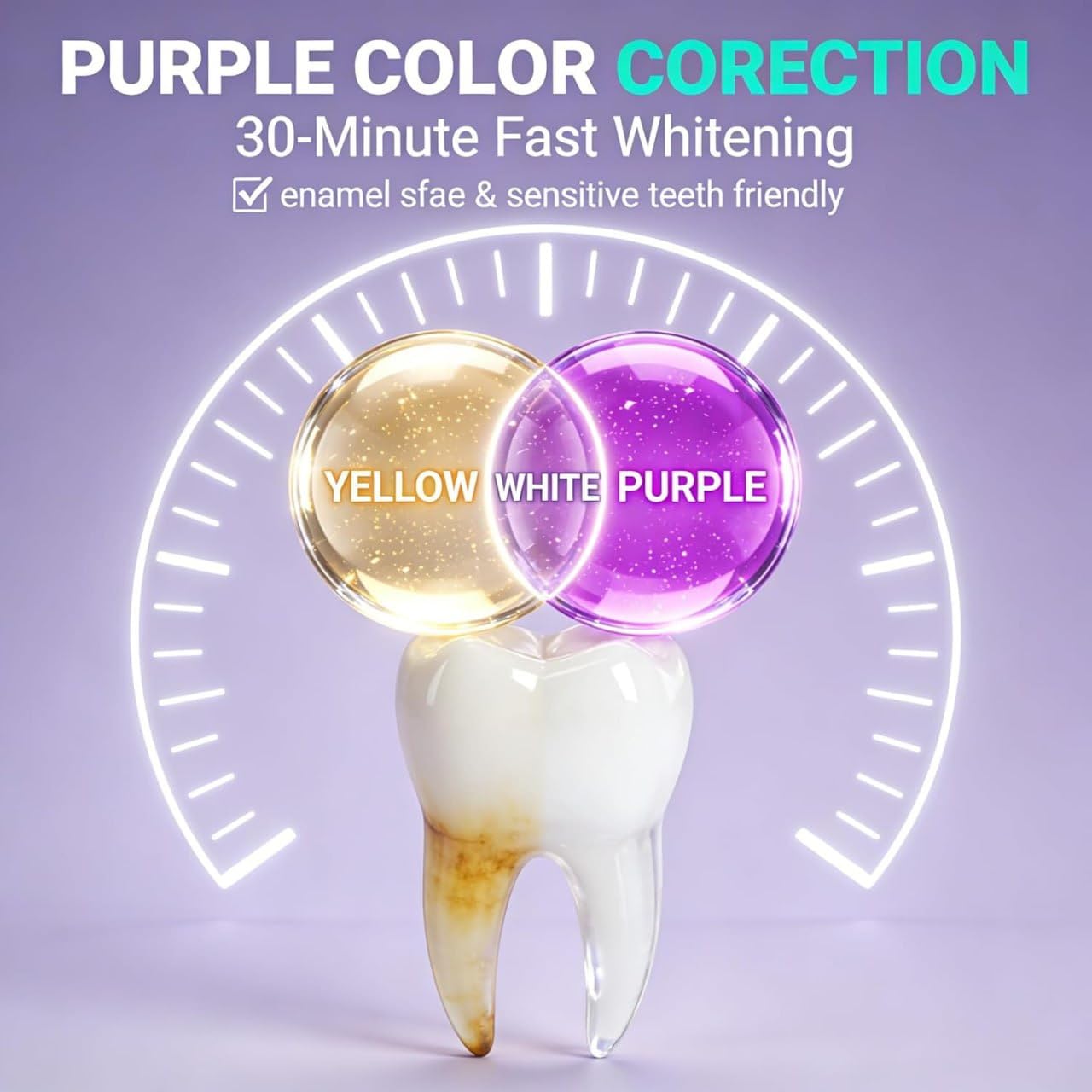 Purple Whitening Strips for Brighter Smiles