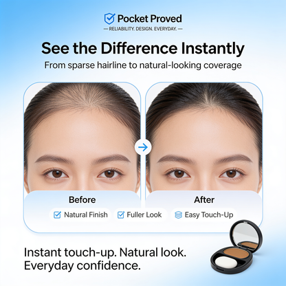 Instant Hairline Touch-Up Powder for Men & Women