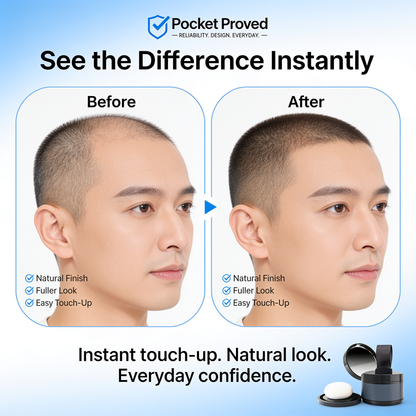 Instant Hairline Touch-Up Powder for Men & Women