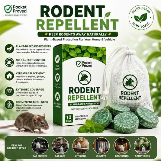 Natural Rodent and Pest Repellent Balls | Peppermint & Herbal Formula