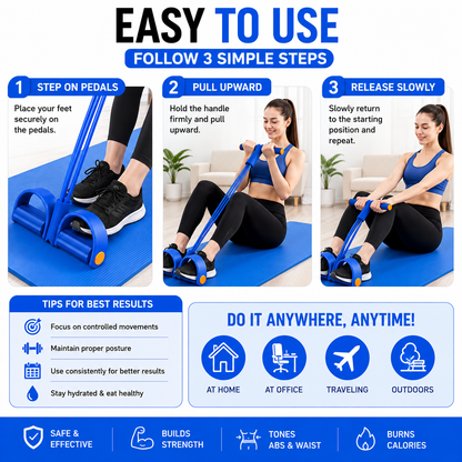 Yoga Pedal Fitness Resistance Band
