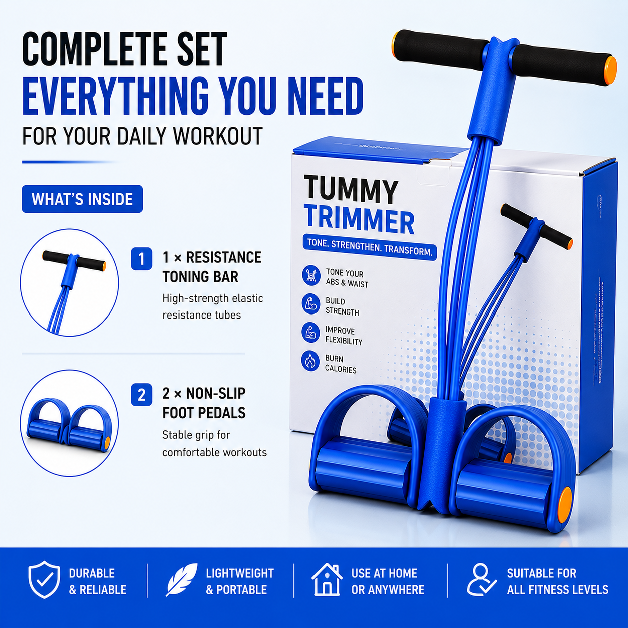 Yoga Pedal Fitness Resistance Band